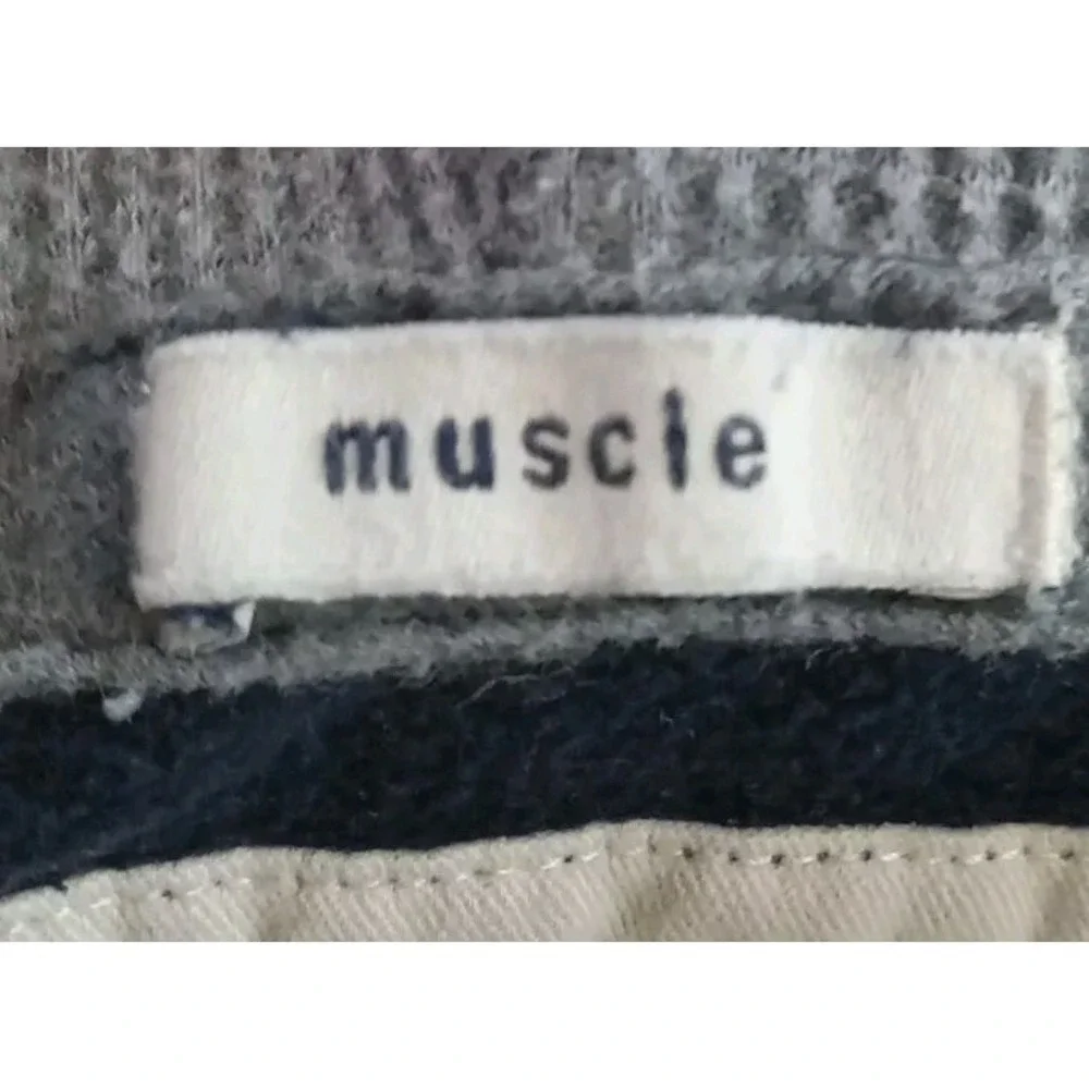 Abercrombie & Fitch‎ Hoodie Black Boys Size Large Muscle Popover Pockets Thermal